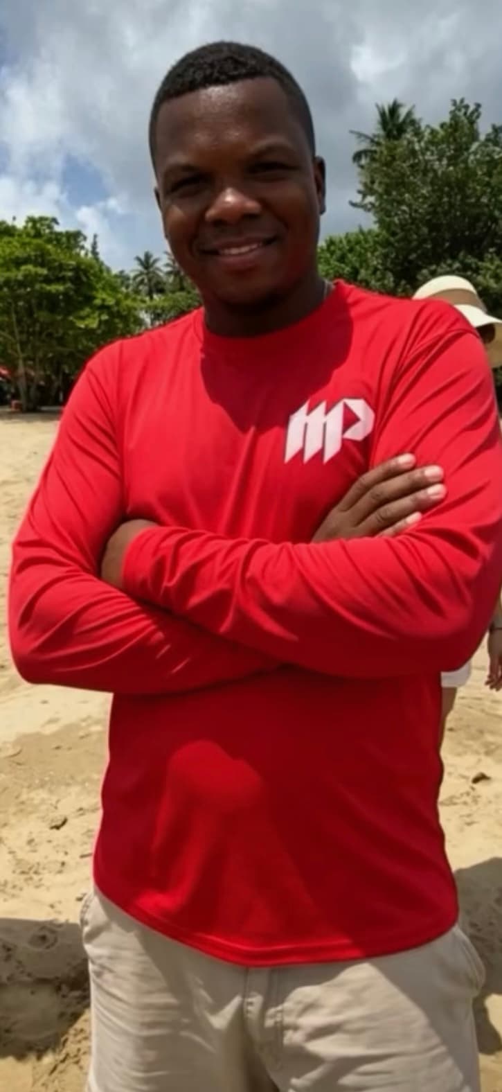 Francisco “Leo” Jackson, lead guide, on the beach at El Valle